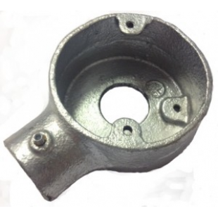 Conlok 25mm Galvanised Terminal Back Outlet Box
